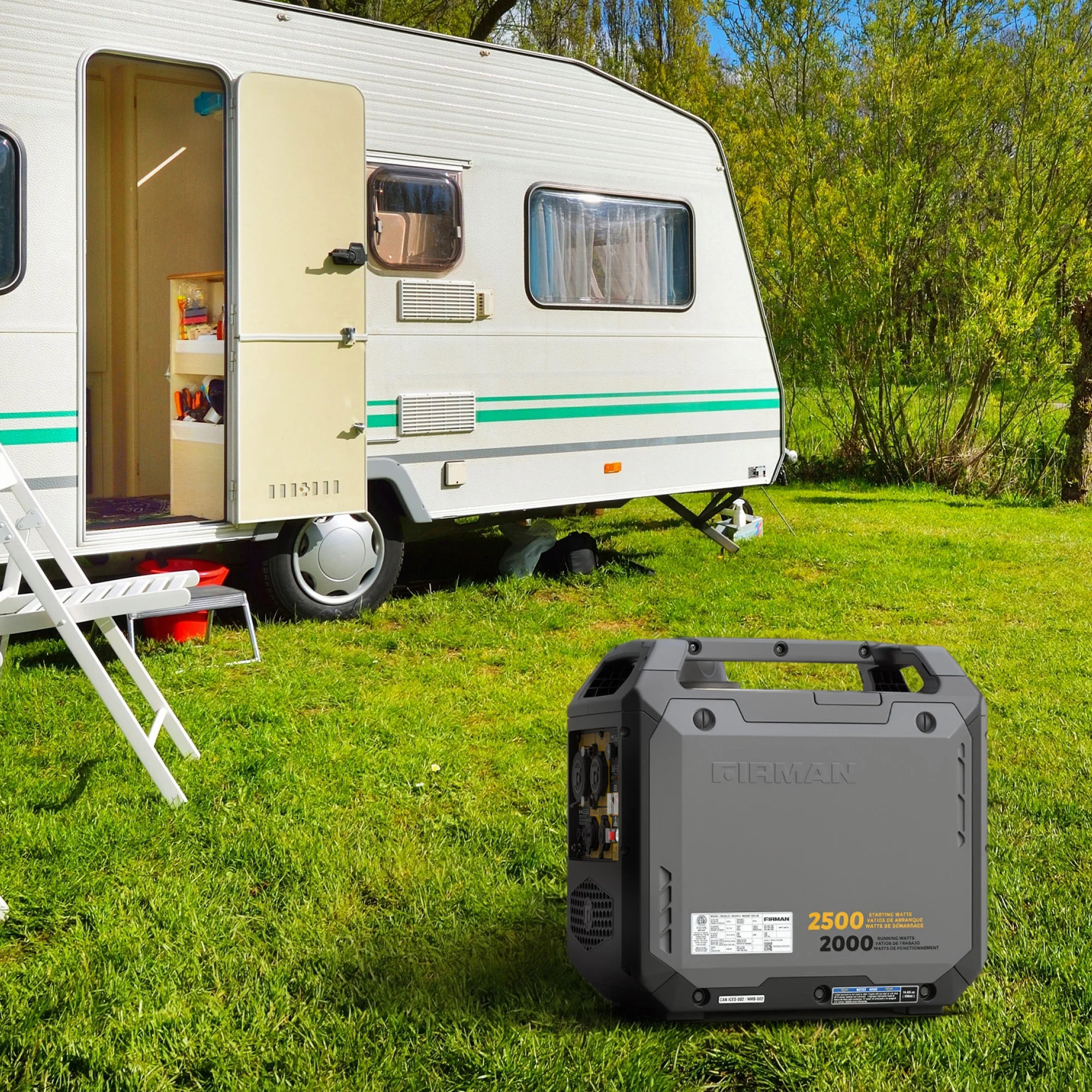 Inverter Gas Portable Generator 2500W Recoil Start with CO ALERT - Image 10