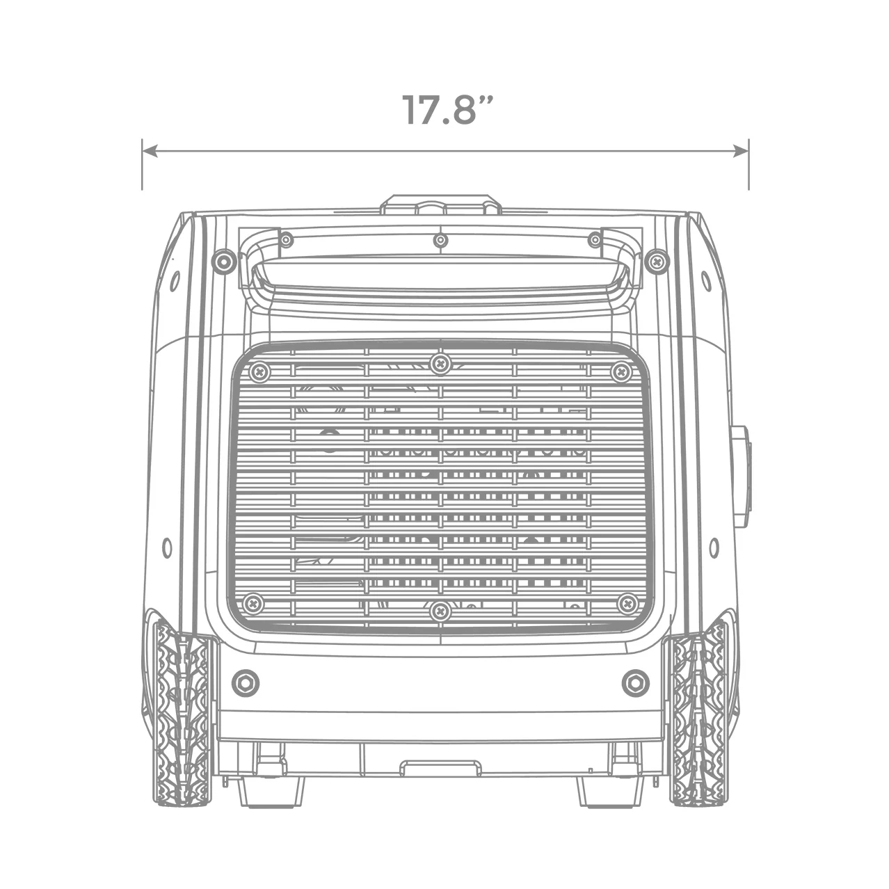 Inverter Gas Portable Generator 3300W Recoil Start - Image 8