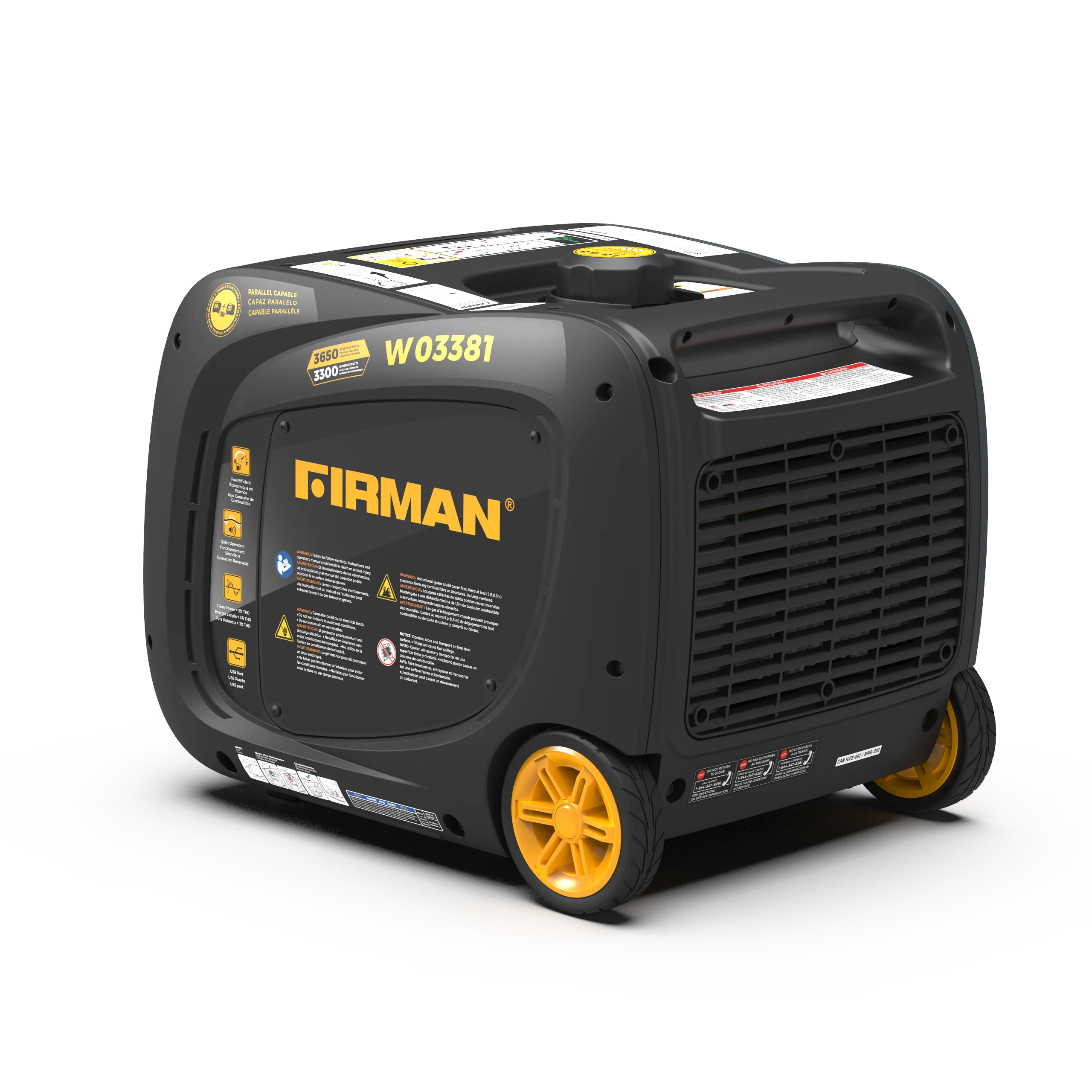 Refurbished Inverter Portable Generator 3650W Recoil Start - Image 10
