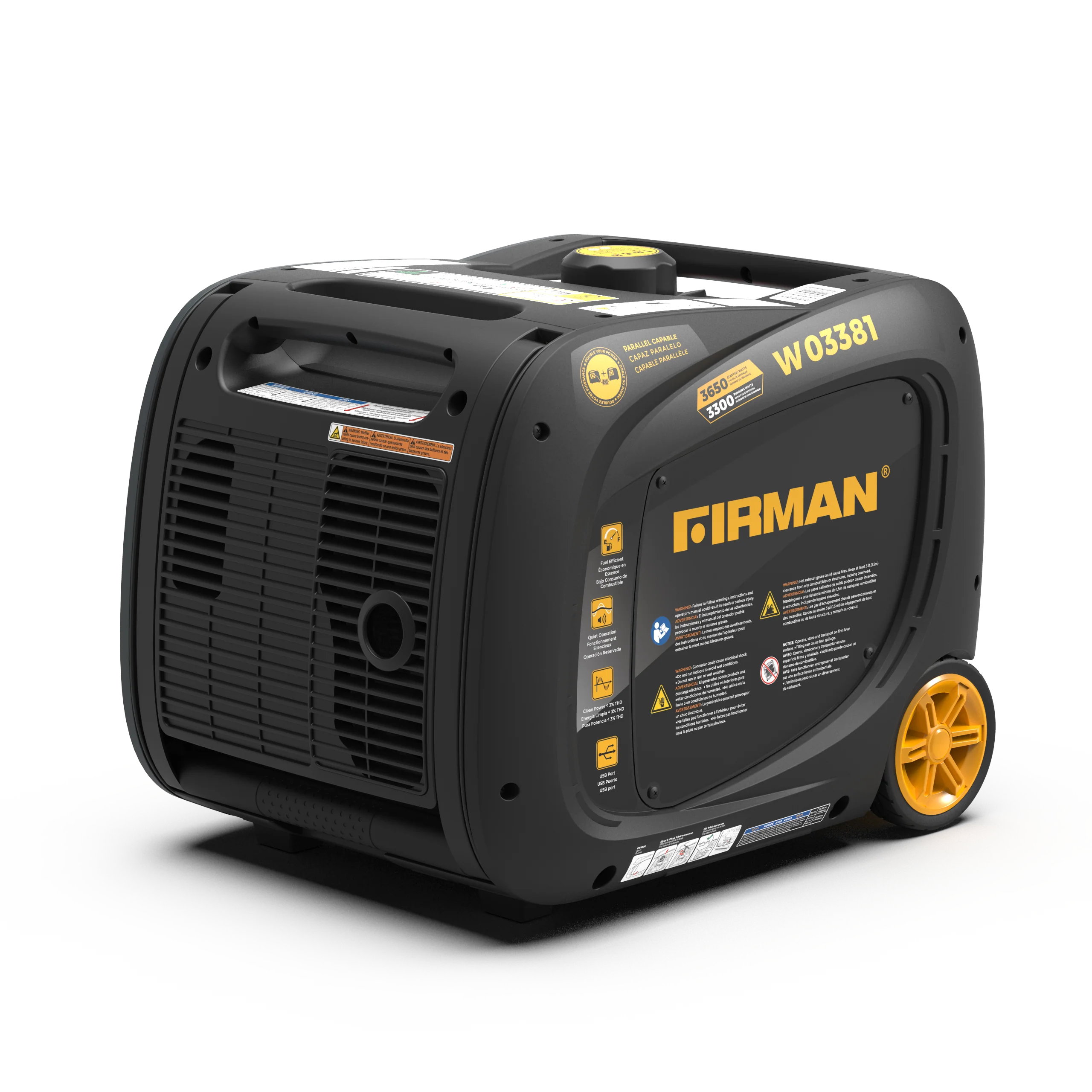 Refurbished Inverter Portable Generator 3650W Recoil Start - Image 11
