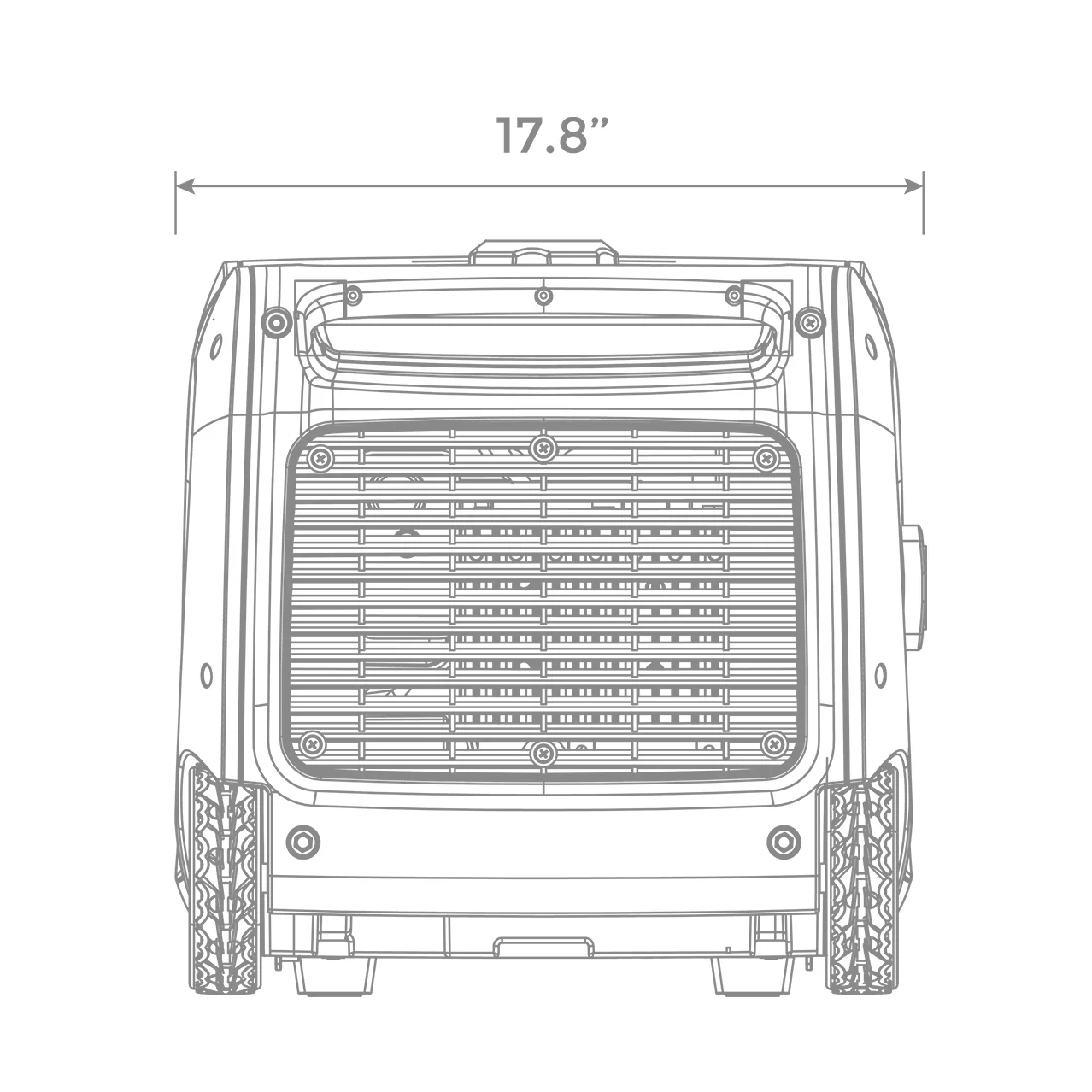 Refurbished Inverter Portable Generator 3650W Recoil Start - Image 13