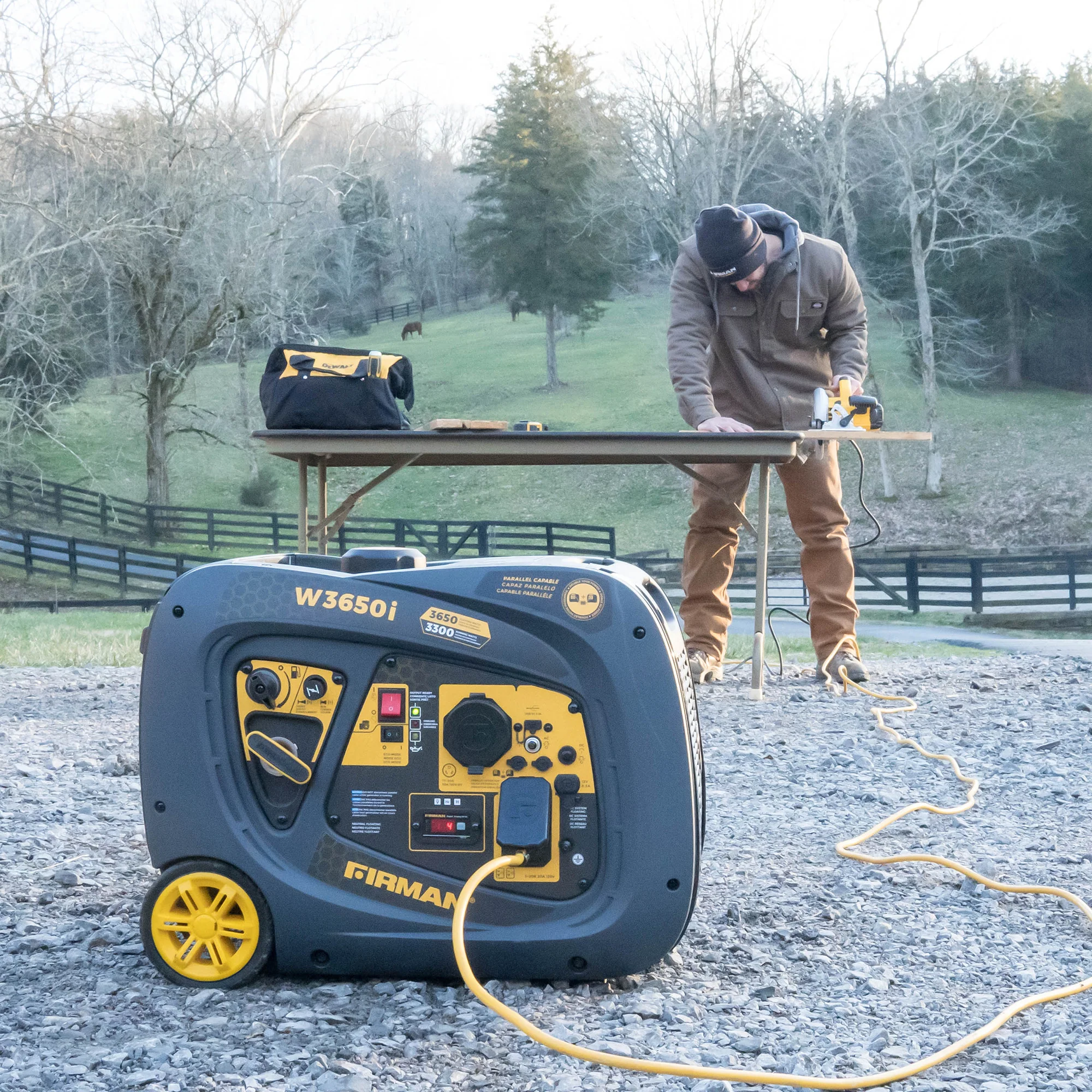 Refurbished Inverter Portable Generator 3650W Recoil Start - Image 3