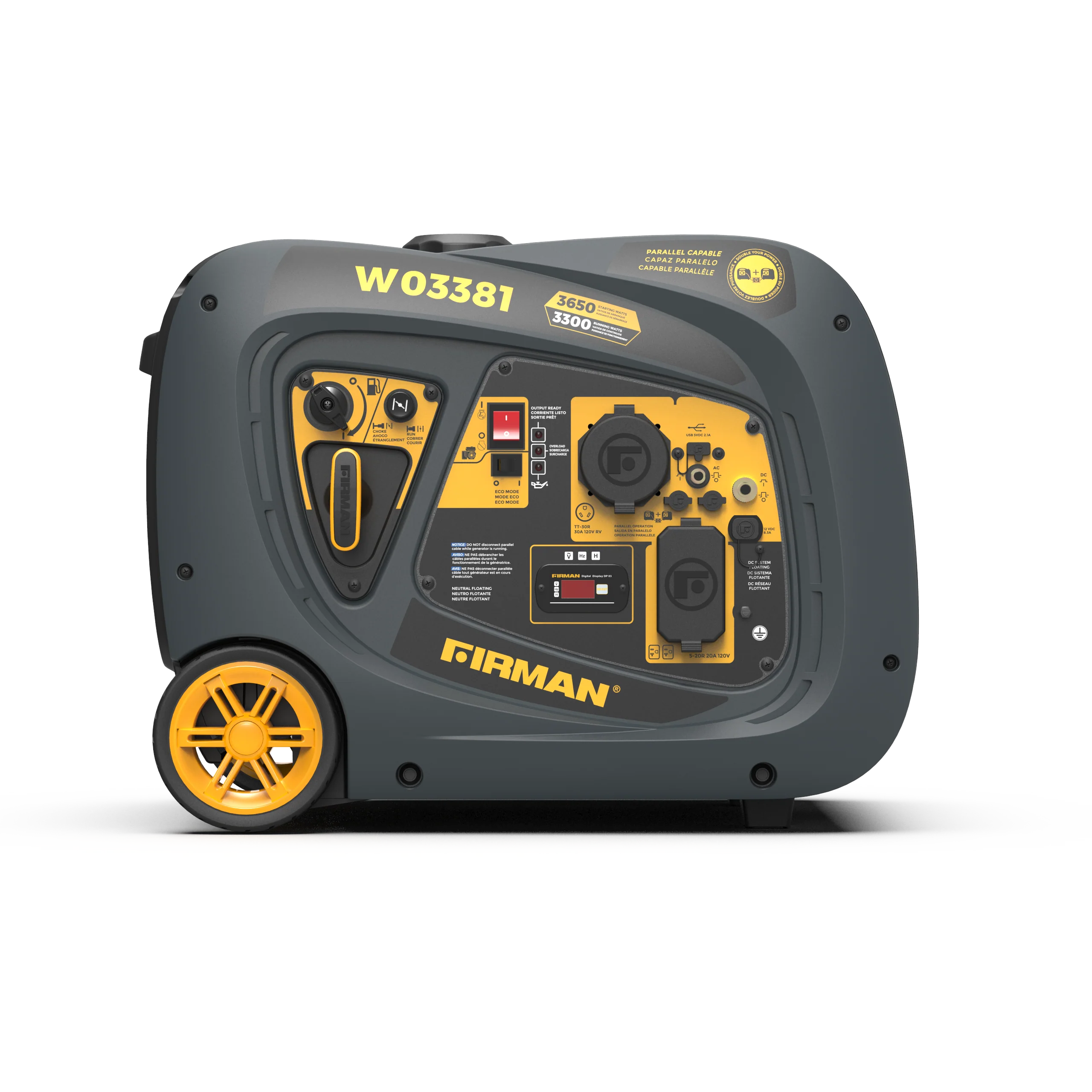 Refurbished Inverter Portable Generator 3650W Recoil Start - Image 4