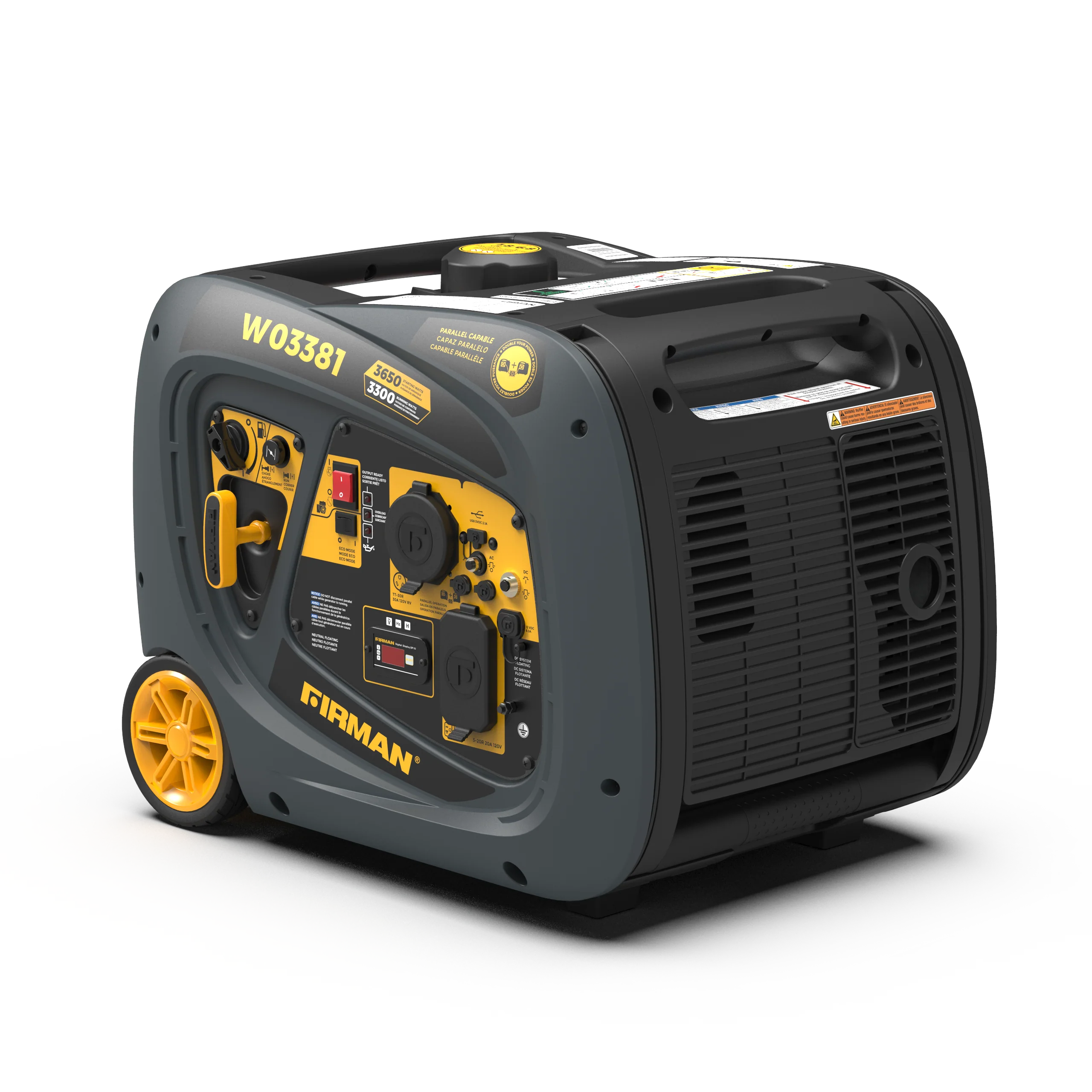 Refurbished Inverter Portable Generator 3650W Recoil Start - Image 8