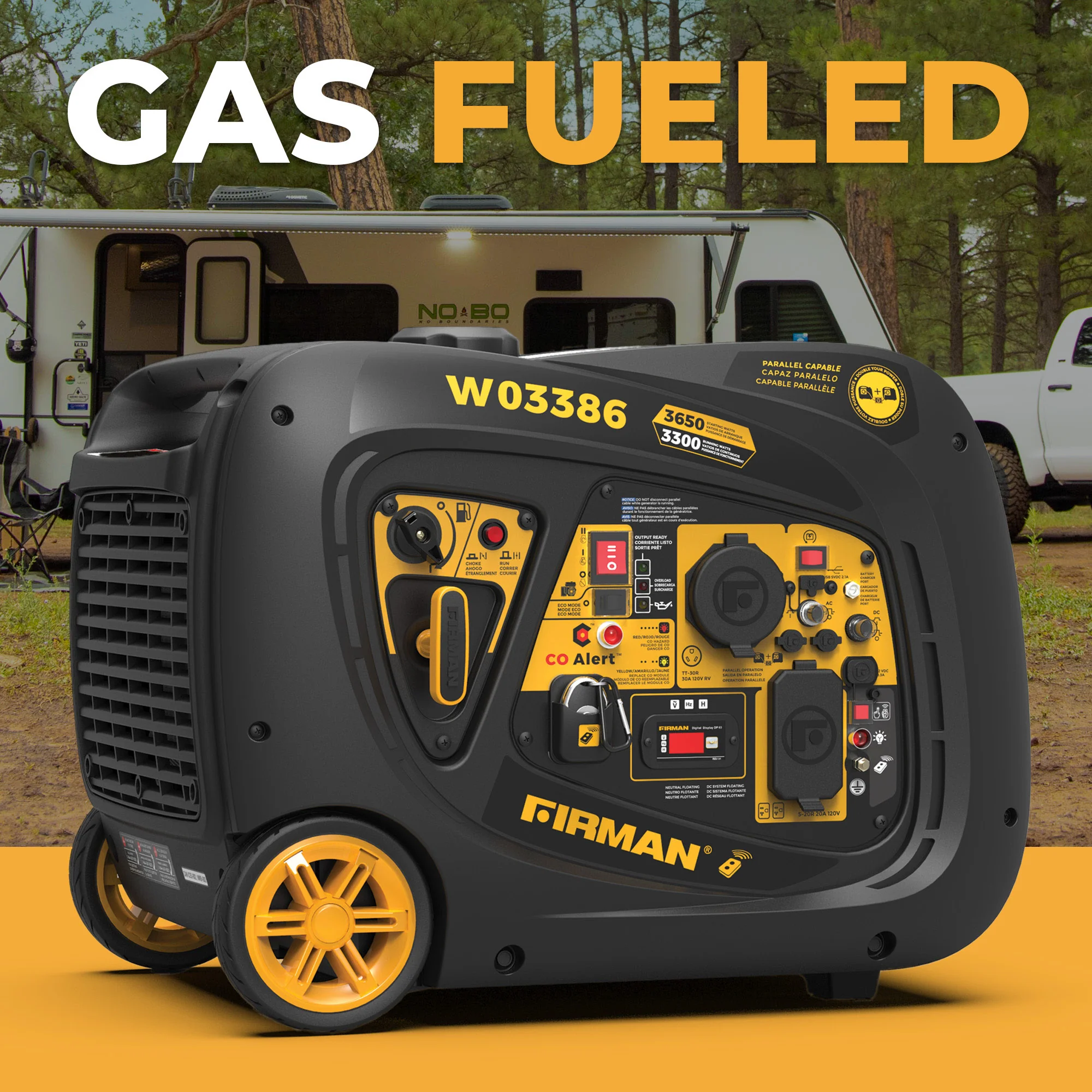 Inverter Portable Generator 4125W Remote Start with CO ALERT - Image 9