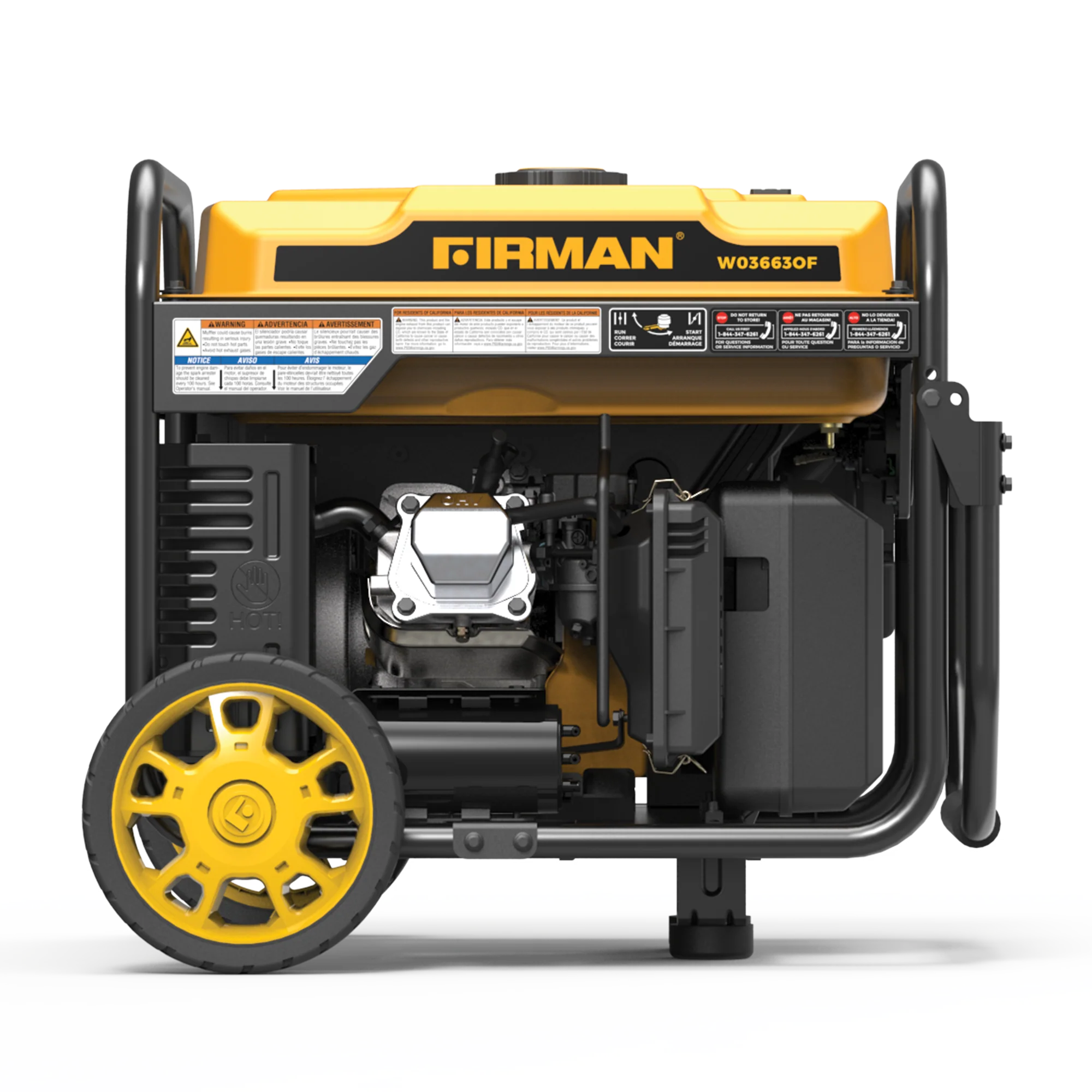 Inverter Open Frame Portable Generator 4500W Remote Start with CO Alert - Image 10