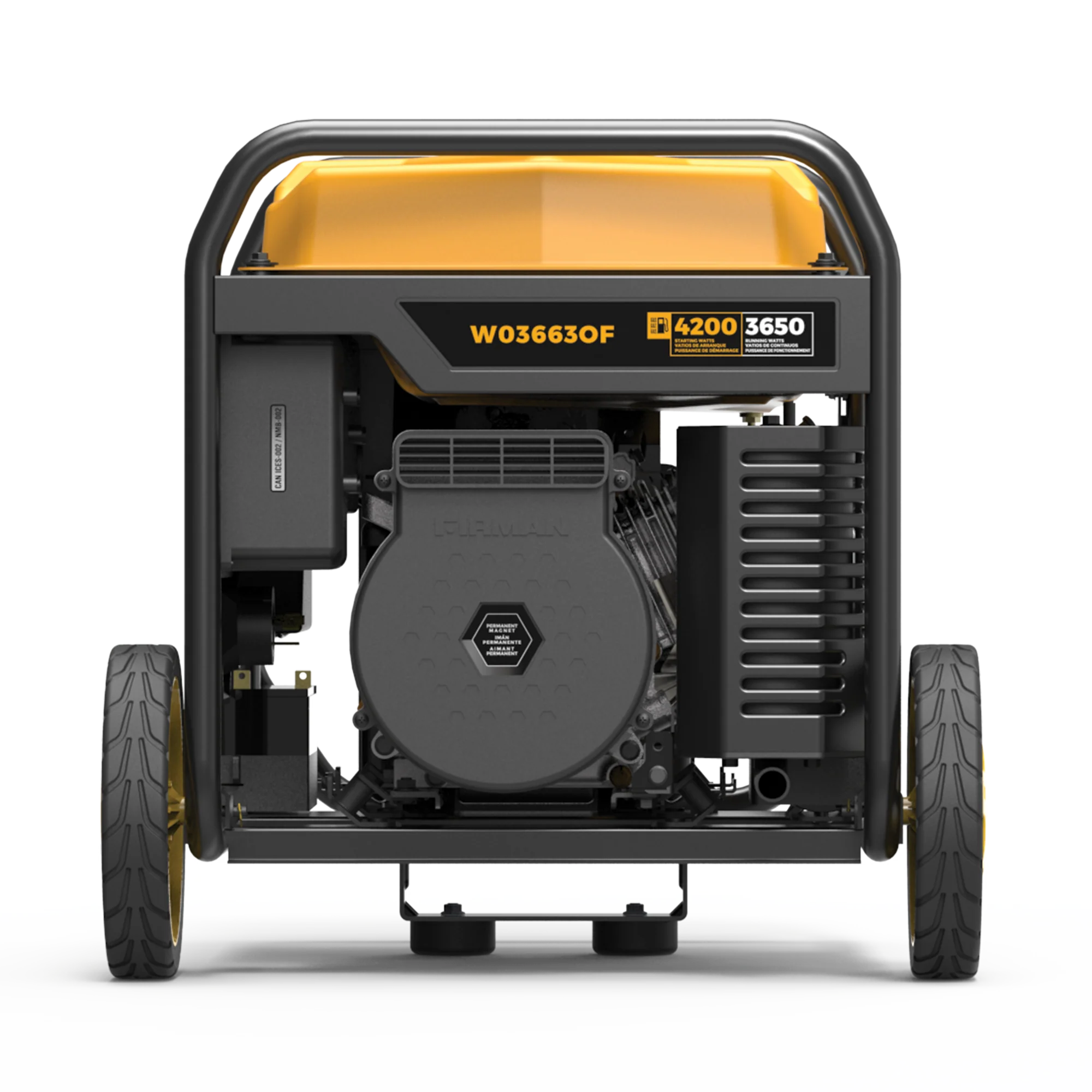 Inverter Open Frame Portable Generator 4500W Remote Start with CO Alert - Image 11