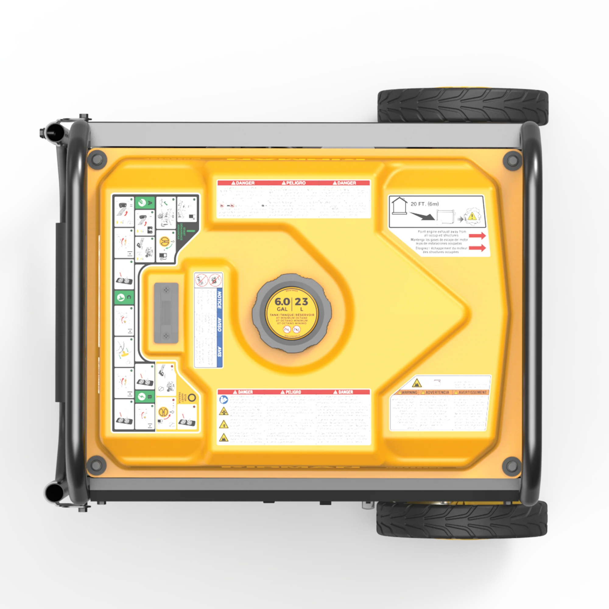 Inverter Open Frame Portable Generator 4500W Remote Start with CO Alert - Image 12