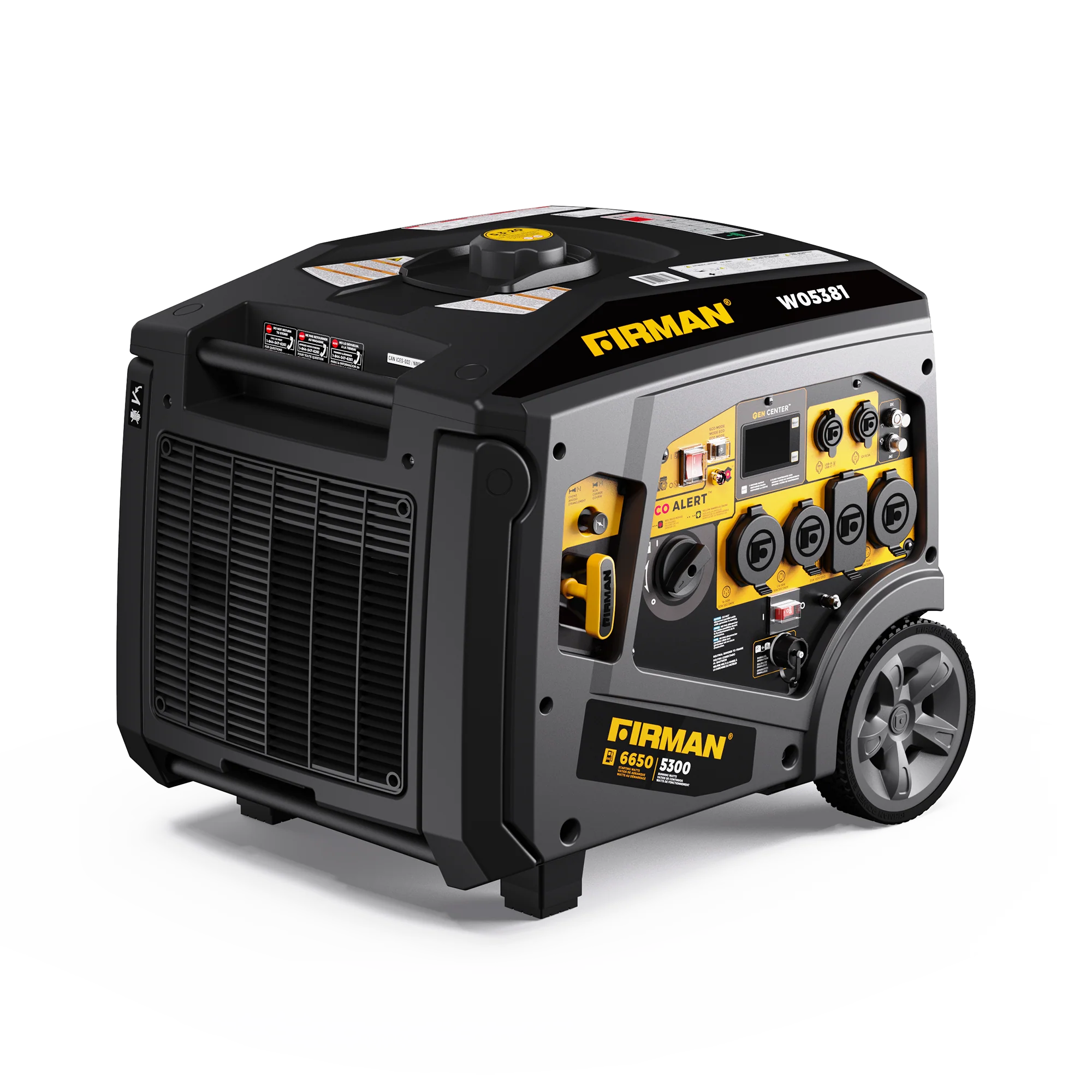 Gas Inverter Portable Generator 6650/5300 Watt 120/240V CO Alert - Image 13