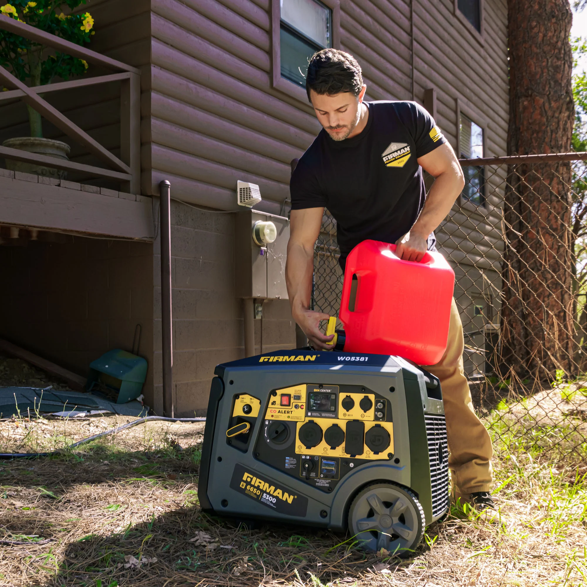 Gas Inverter Portable Generator 6650/5300 Watt 120/240V CO Alert - Image 5
