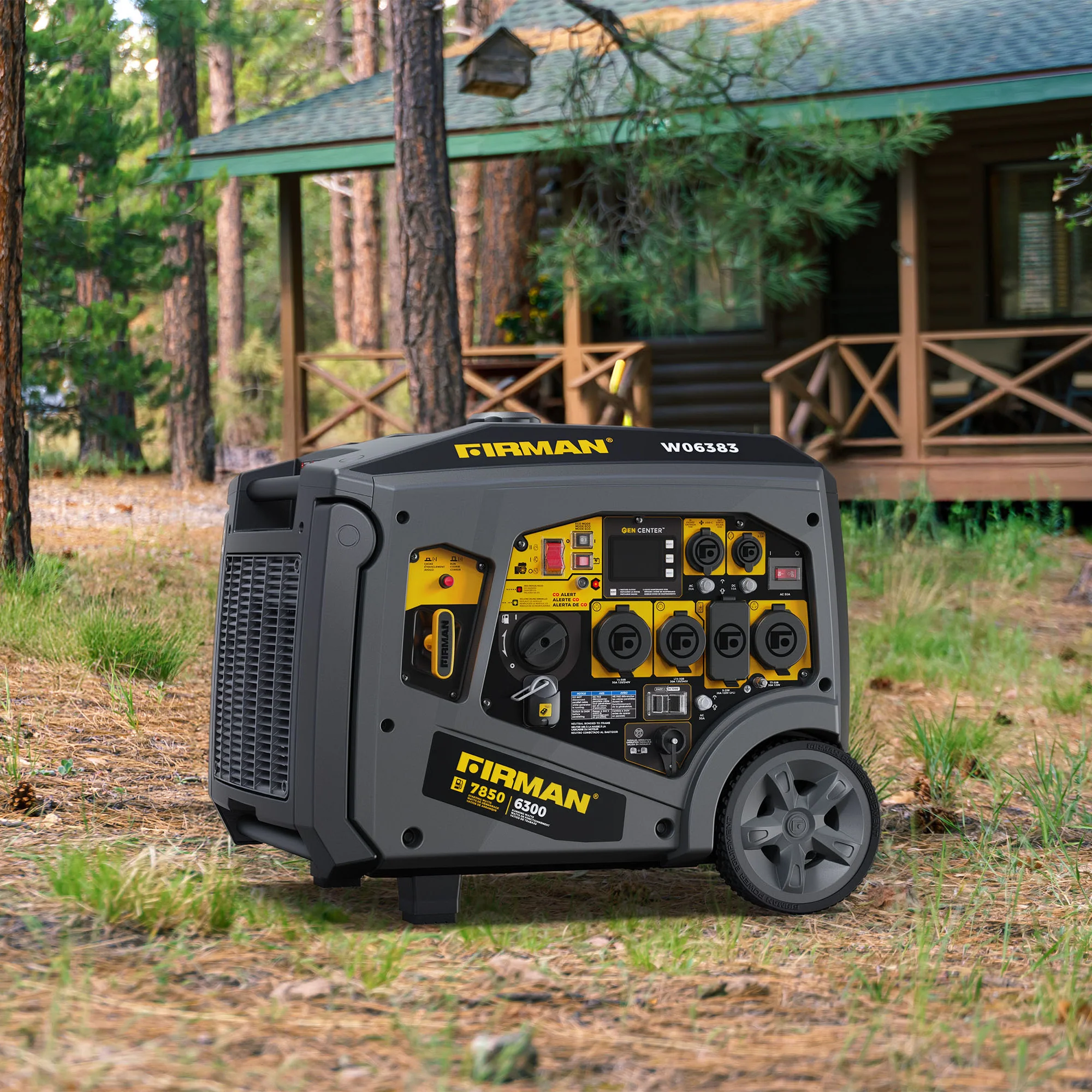 Gas Inverter Portable Generator 7850/6300 Watt Remote Start 120/240V CO Alert - Image 12
