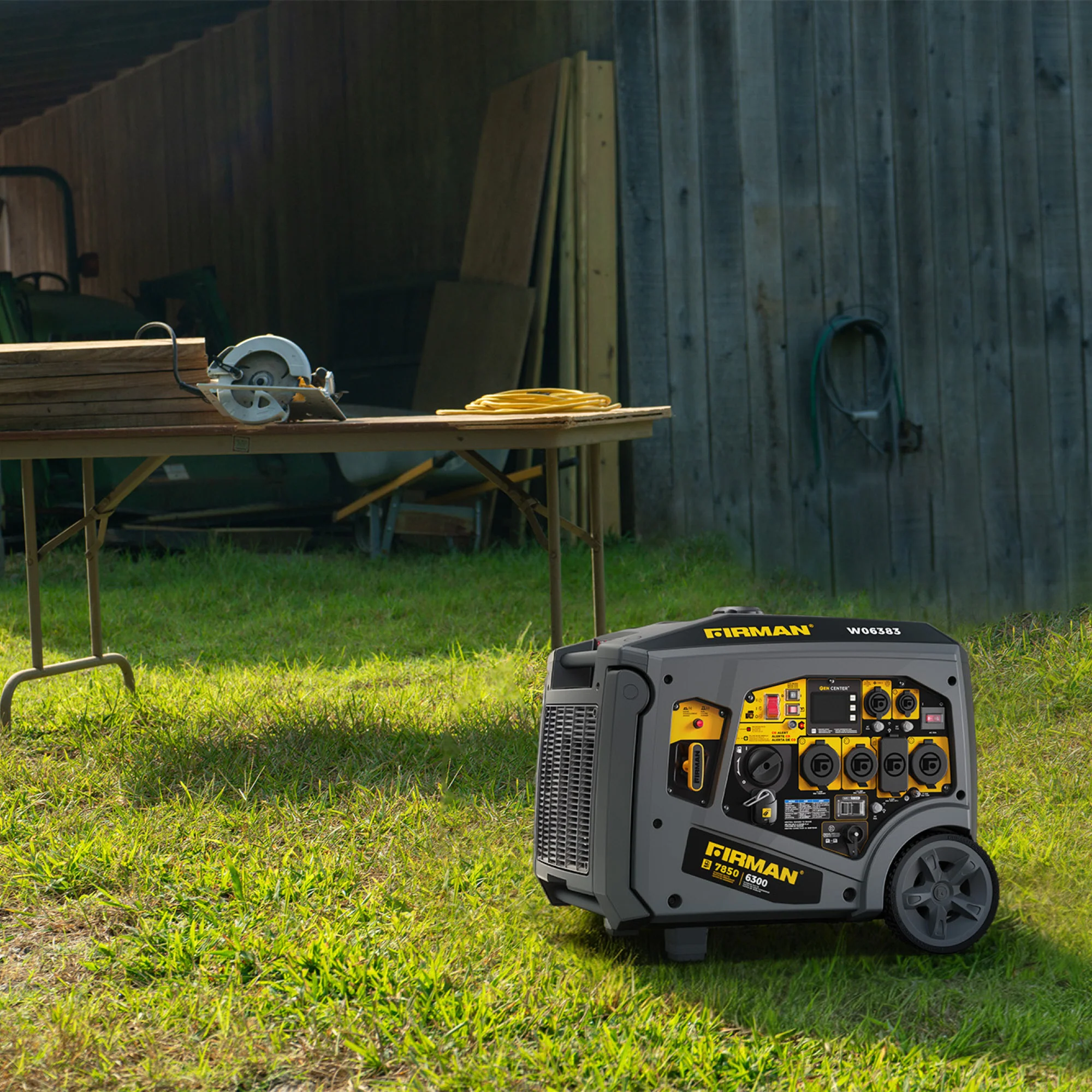 Gas Inverter Portable Generator 7850/6300 Watt Remote Start 120/240V CO Alert - Image 13