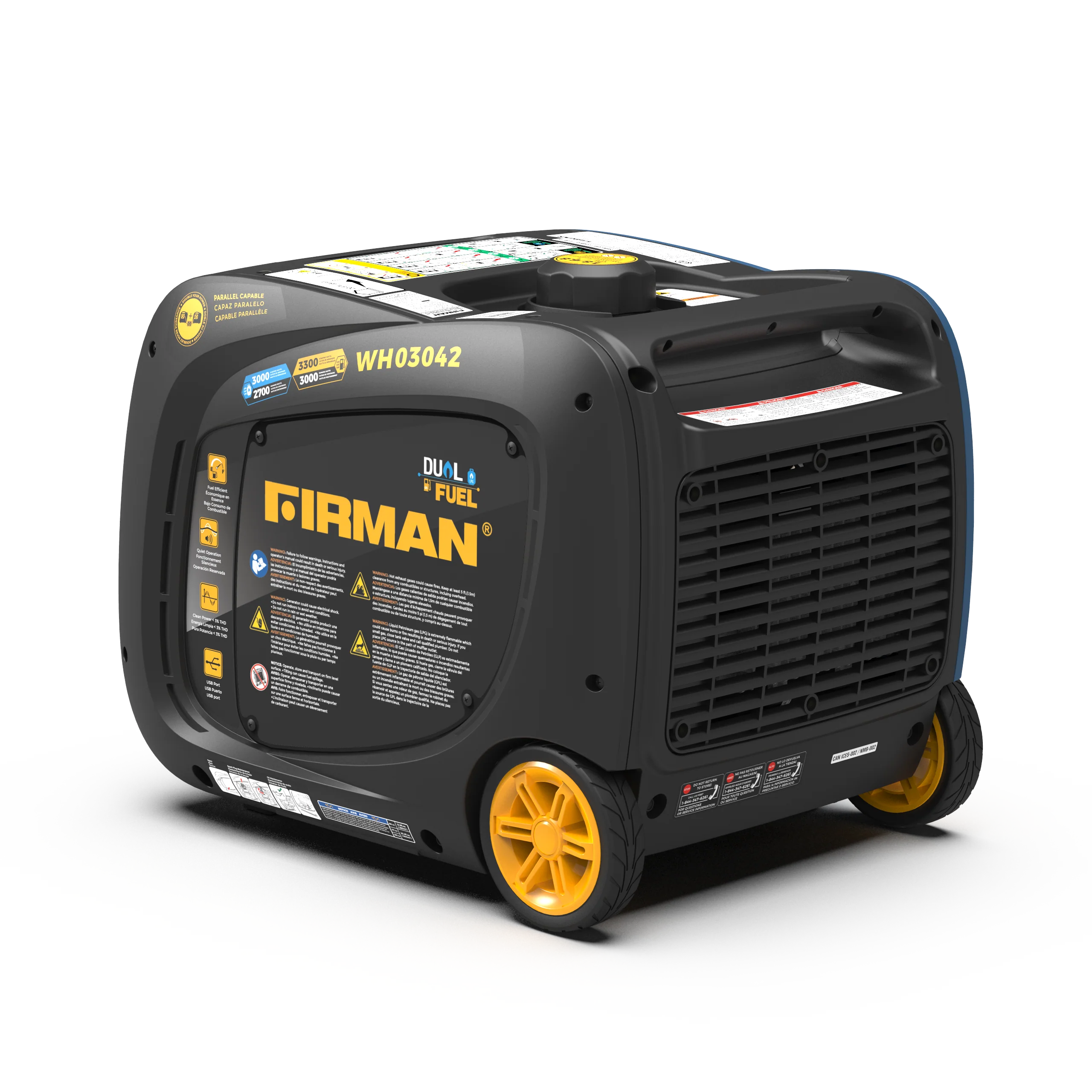 Dual Fuel Inverter Portable Generator 3300W Electric Start - Image 12