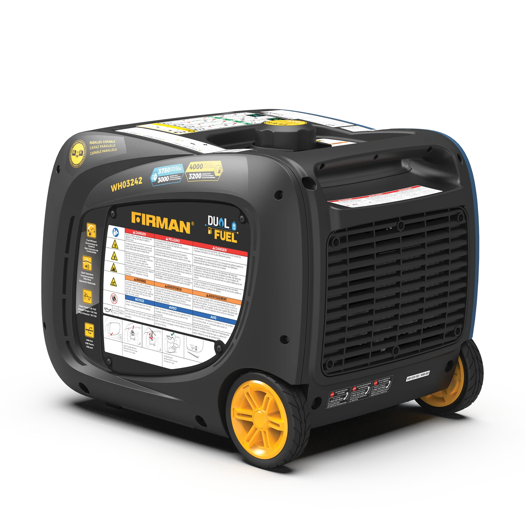 Refurbished Dual Fuel Inverter 4000W W/ Electric Start - Image 13