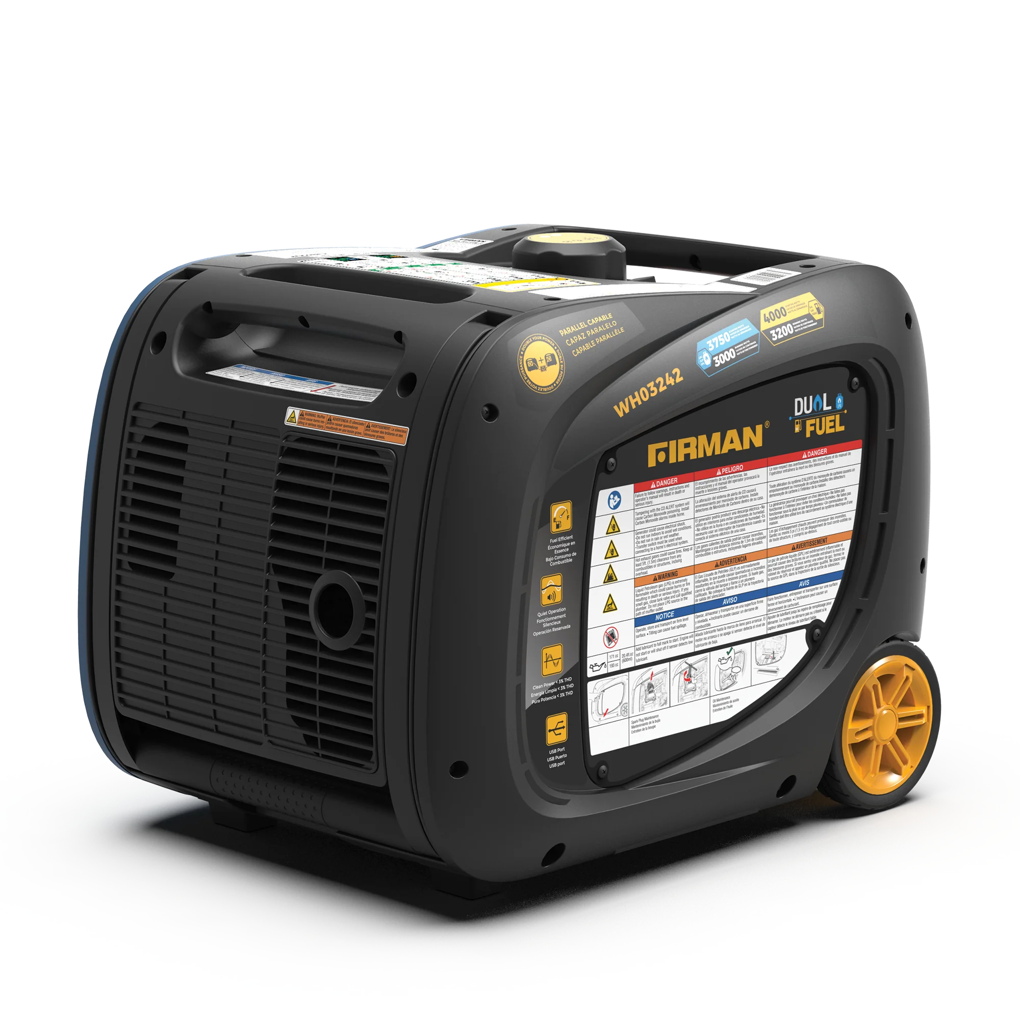 Refurbished Dual Fuel Inverter 4000W W/ Electric Start - Image 14
