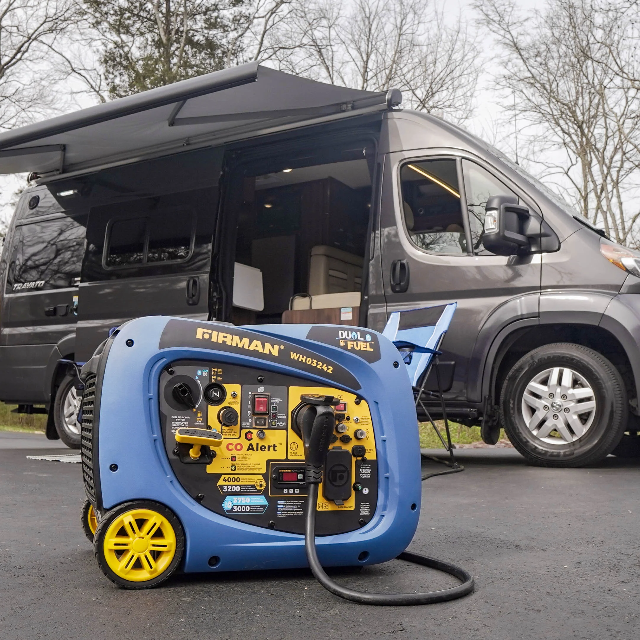 Refurbished Dual Fuel Inverter 4000W W/ Electric Start - Image 3