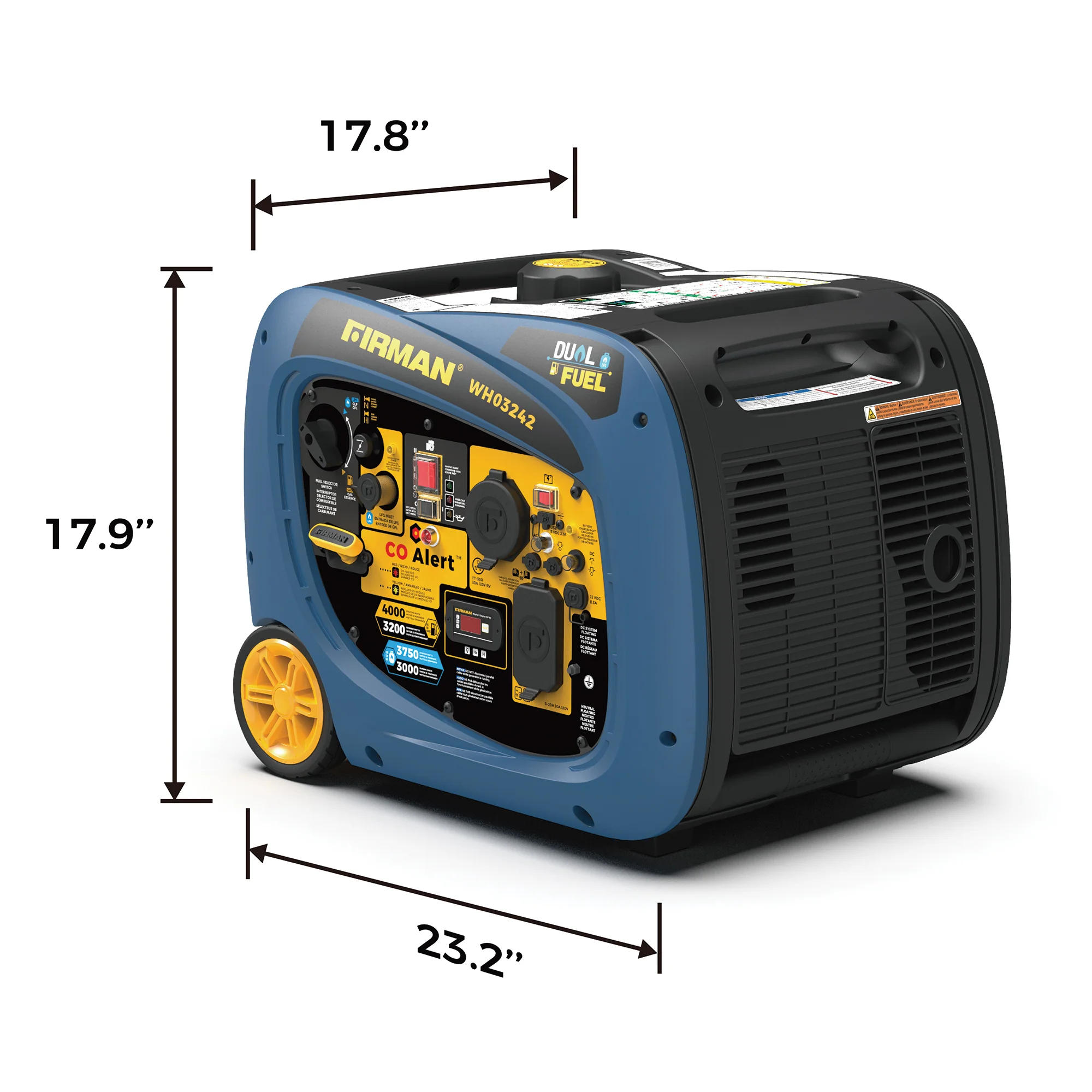 Refurbished Dual Fuel Inverter 4000W W/ Electric Start - Image 6