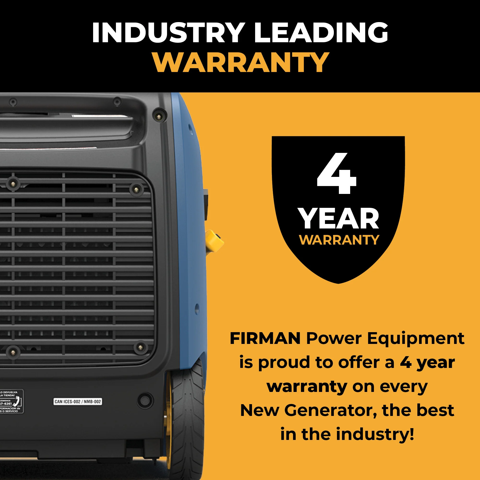 Dual Fuel Inverter Portable Generator 4125W Electric Start with CO ALERT - Image 8