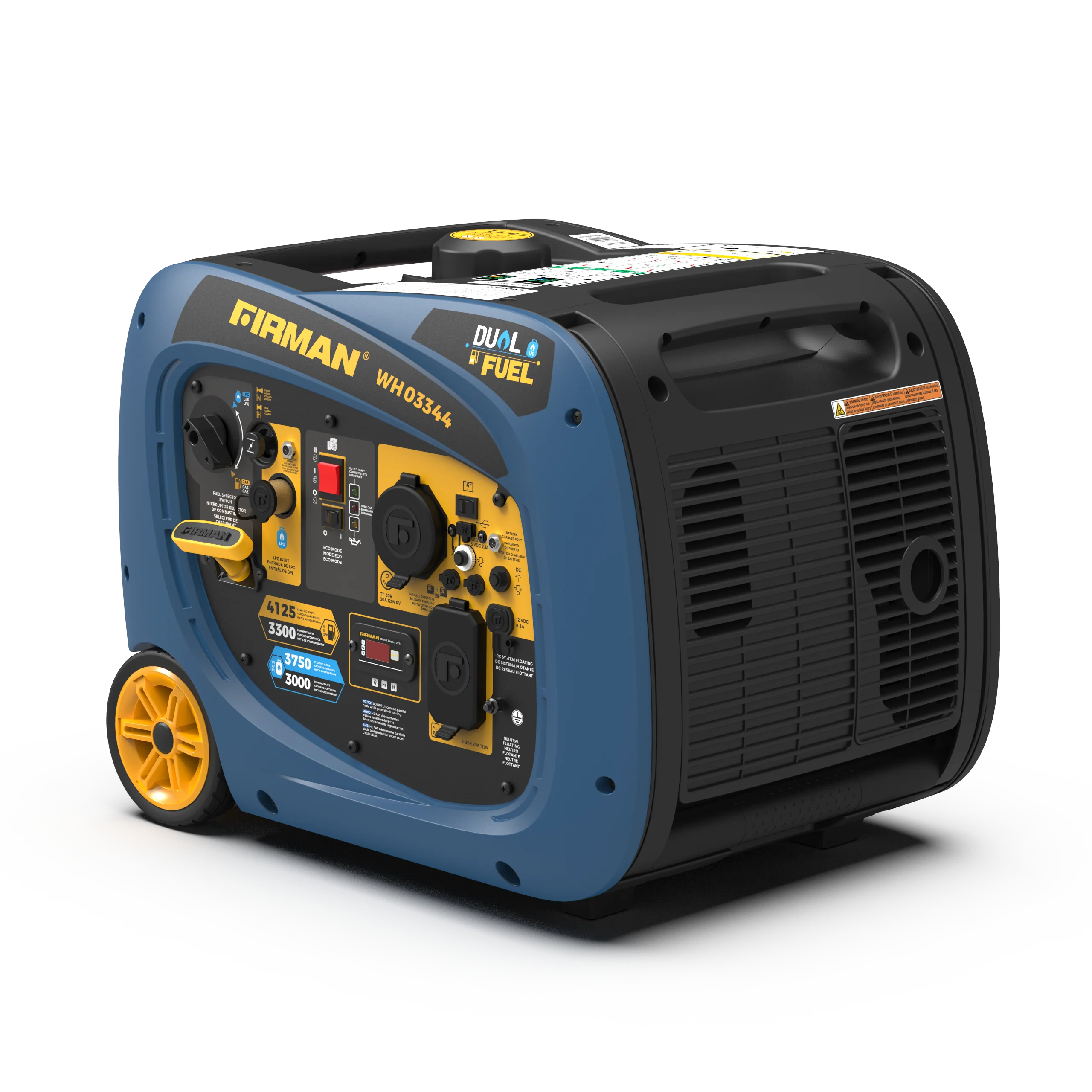 Dual Fuel Inverter Portable Generator 4125W Electric Start - Image 13