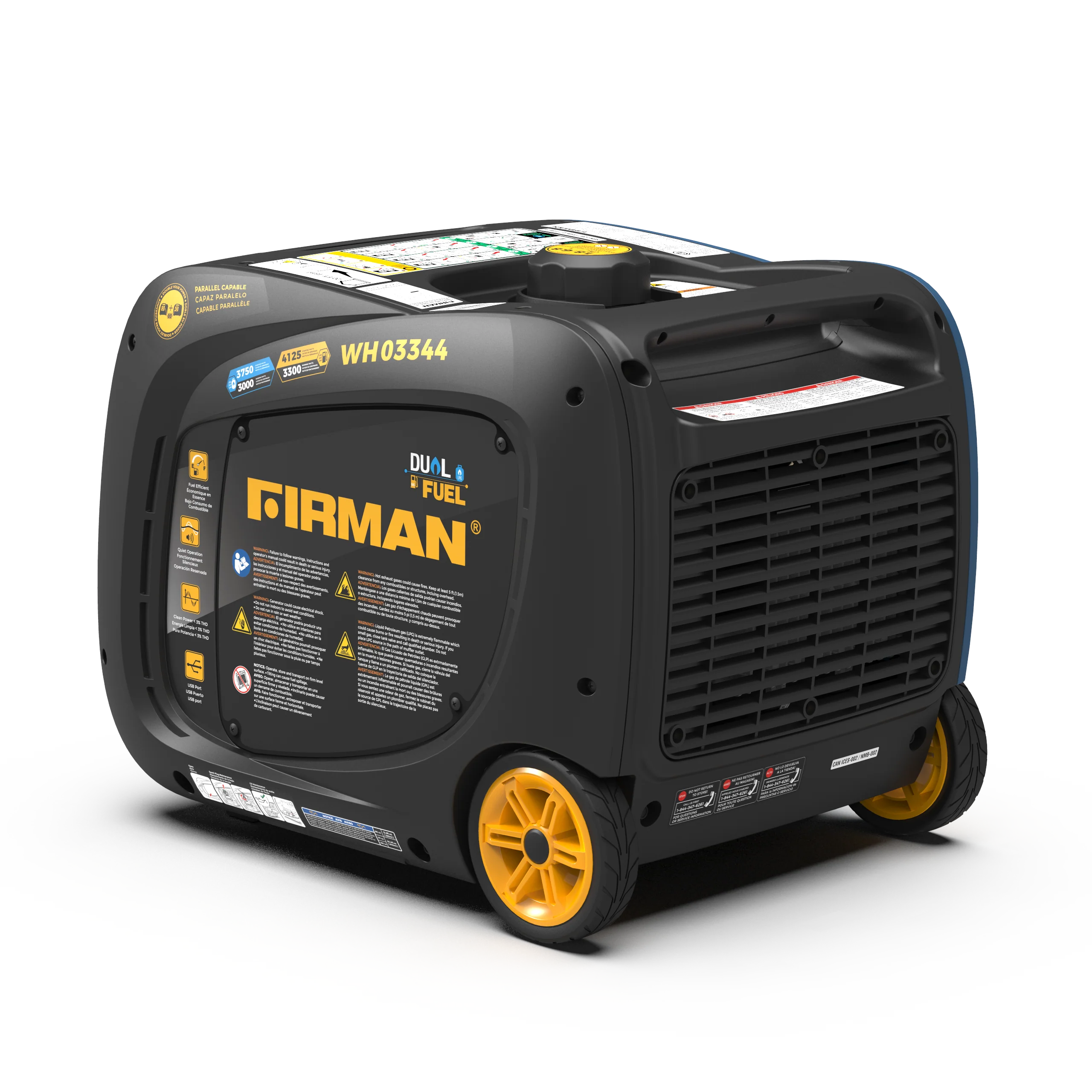 Dual Fuel Inverter Portable Generator 4125W Electric Start - Image 15