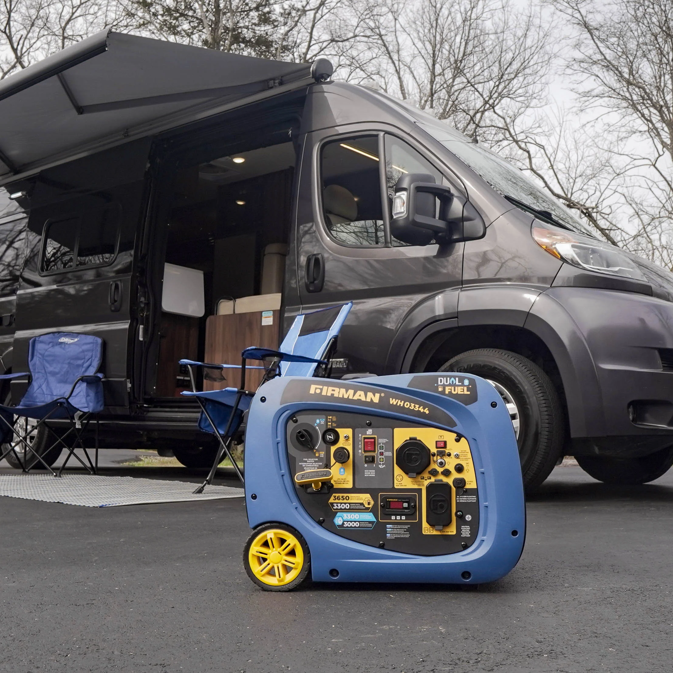 Dual Fuel Inverter Portable Generator 4125W Electric Start - Image 4