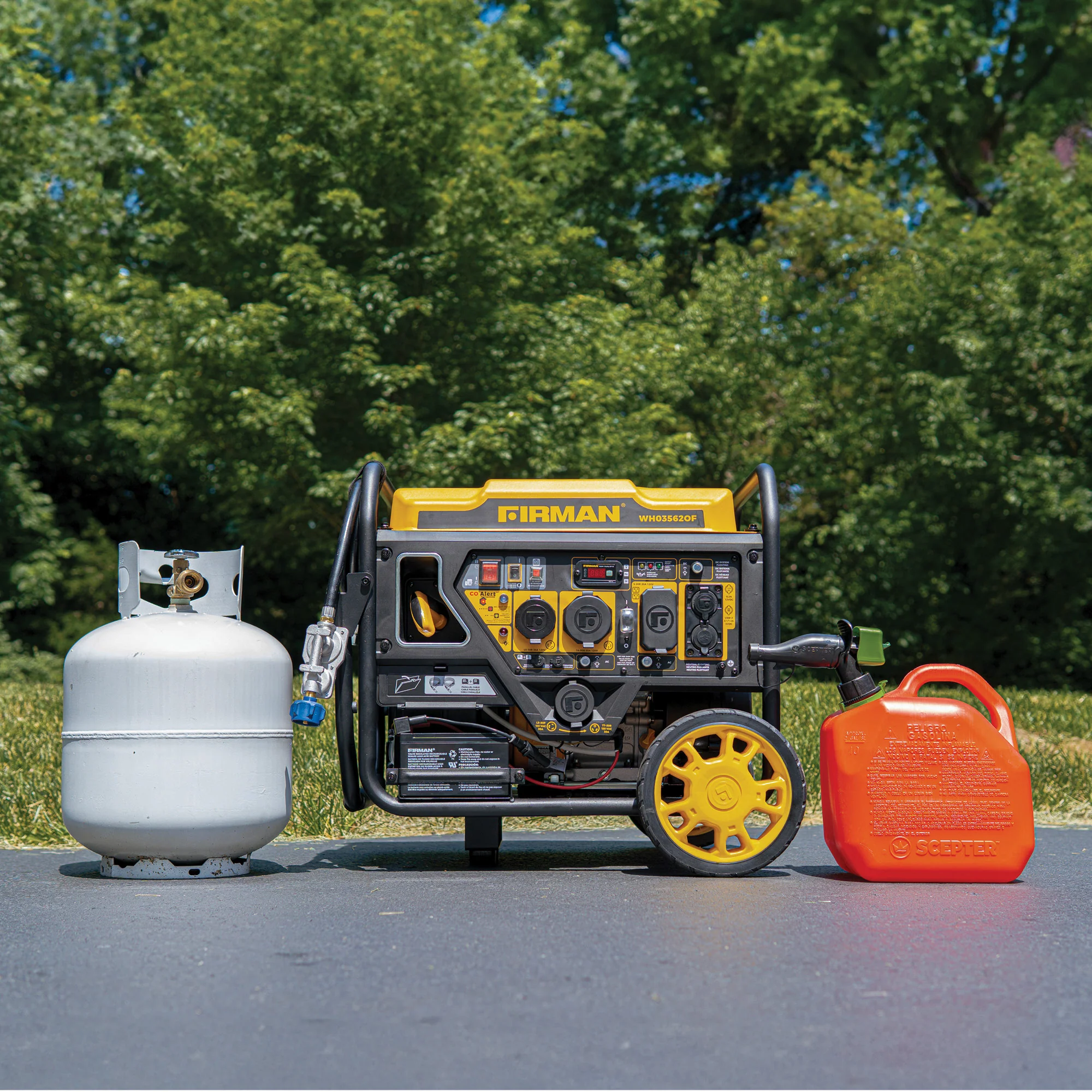 Dual Fuel Open Frame Inverter 4400W Electric Start with CO ALERT - Image 14