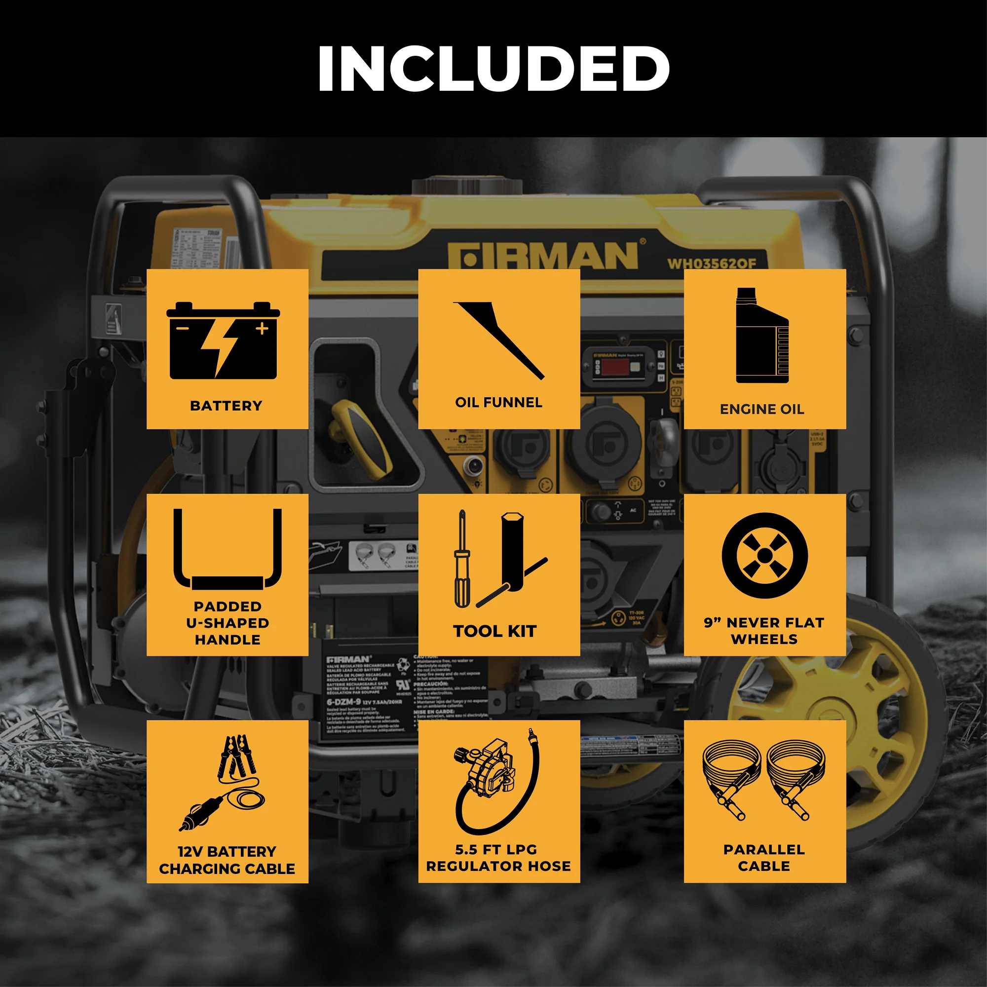 Dual Fuel Open Frame Inverter 4400W Electric Start with CO ALERT - Image 3